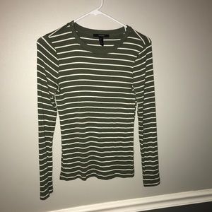 green long sleeve shirt